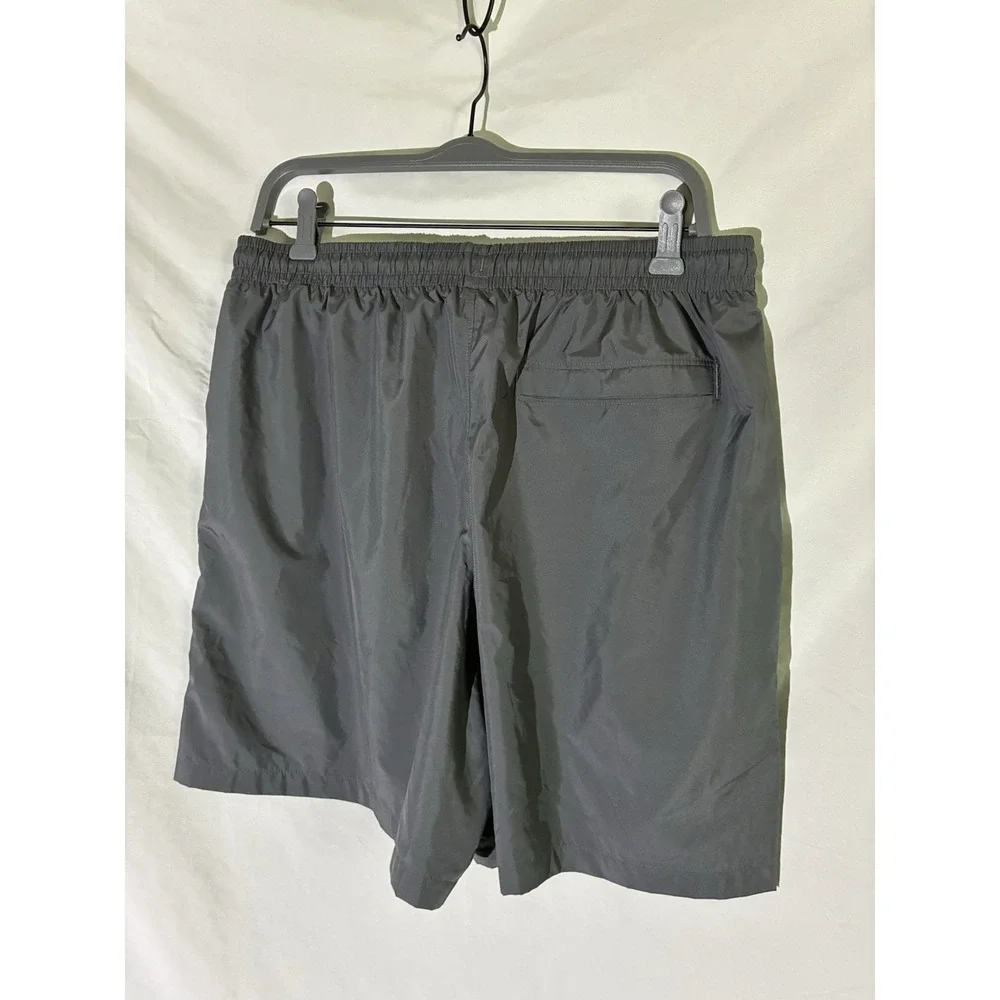 Under Armour Freedom Men's Gray Athletic Shorts Gym L Drawstring Pockets